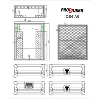 Flightcase voor Pioneer DJ DJM-A9