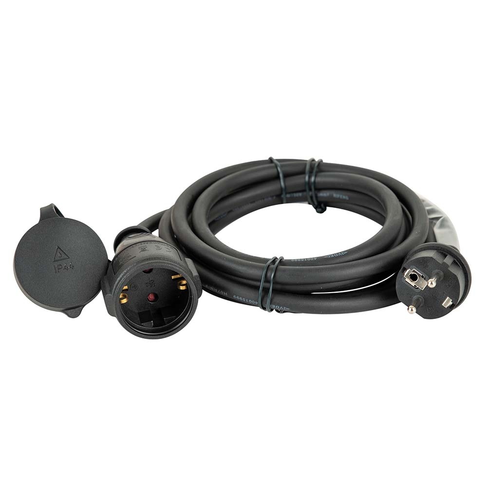 DAP Schuko stroom verlengkabel H07RN-F 3x1,5mm IP44 1,5m afbeelding