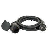 DAP Schuko stroom verlengkabel H07RN-F 3x1,5mm IP44 20m Schuko stroom verlengkabel H07RN-F 3x1,5mm IP44 20m