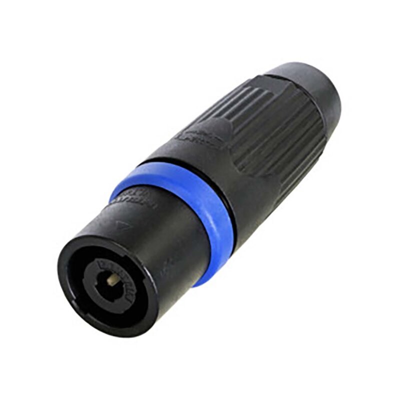 NLT4MXX-BAG 4-polige speakON plug zwart