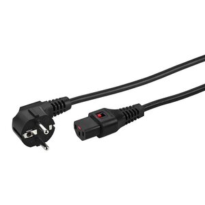 Monacor AAC-500IEC eurokabel met vergrendeling 5m