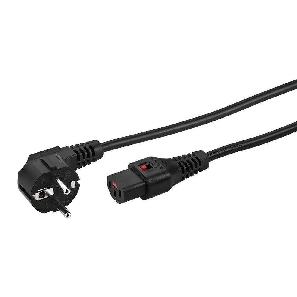Monacor AAC-500IEC eurokabel met vergrendeling 5m afbeelding
