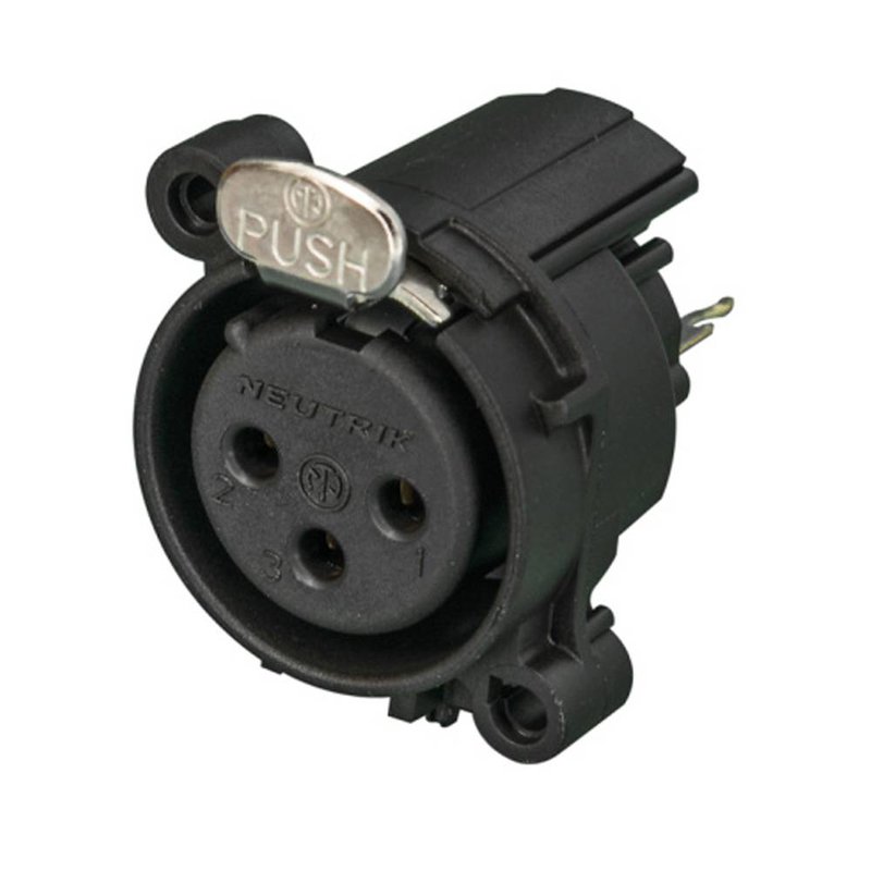Neutrik NC3FAV Female XLR chassisdeel NC3FAV Female XLR chassisdeel