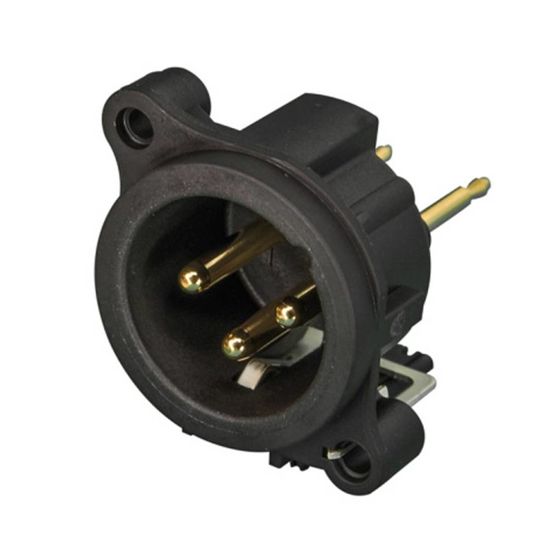 Neutrik NC3MAV Male XLR chassisdeel NC3MAV Male XLR chassisdeel