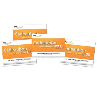 Cadeaubonnen Cadeaubonnen