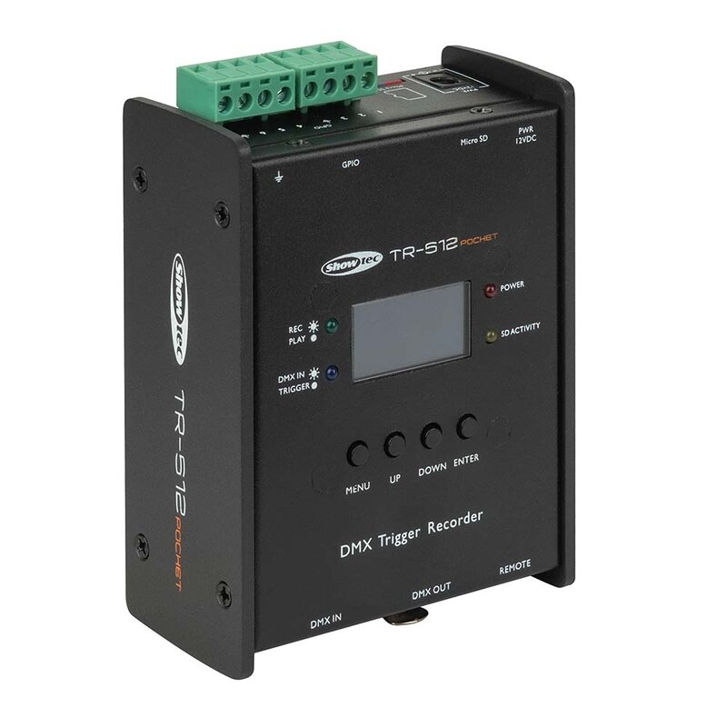 TR-512 Pocket DMX trigger/recorder