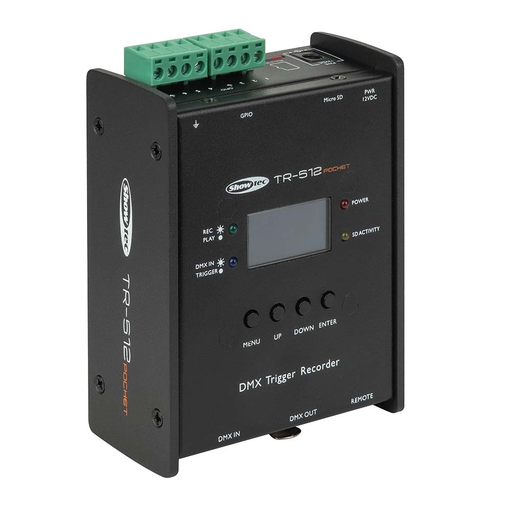 Showtec TR-512 Pocket DMX trigger/recorder afbeelding