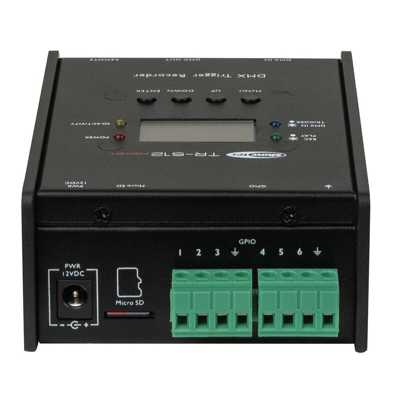 TR-512 Pocket DMX trigger/recorder