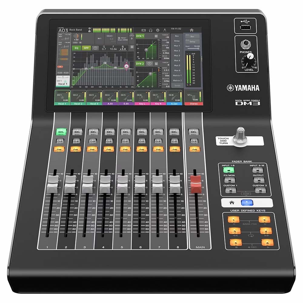 Yamaha DM3 digitale mixer met Dante