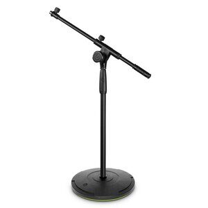 Gravity TMS 2222 laag Touring microfoonstatief met ronde voet & telescopische hengel TMS 2222 laag Touring microfoonstatief met ronde voet & telescopische hengel