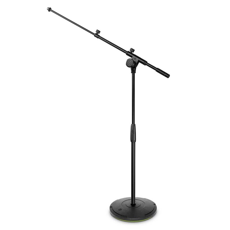 TMS 2222 laag Touring microfoonstatief met ronde voet & telescopische hengel