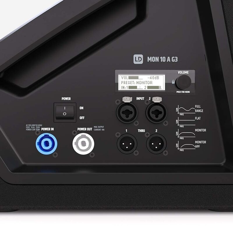 LD Systems MON 10A G3 actieve vloermonitor MON 10A G3 actieve vloermonitor