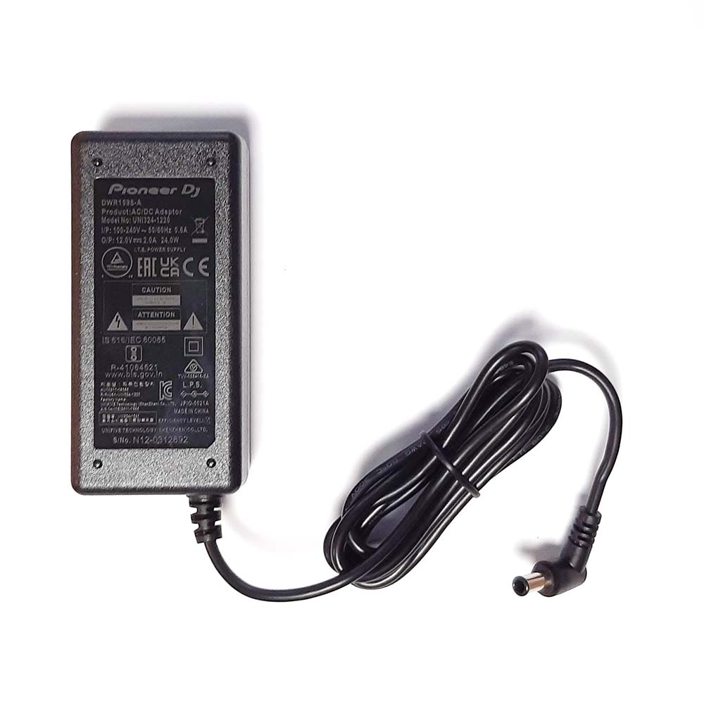 Pioneer DJ DWR1598 voedingsadapter voor DJM-250MK2 & DJM-450 afbeelding