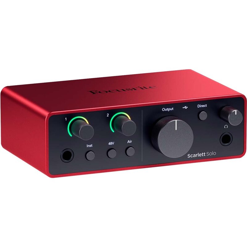 Focusrite Scarlett Solo 4th Gen USB audio interface Scarlett Solo 4th Gen USB audio interface