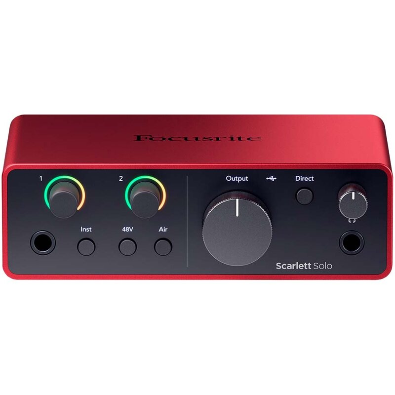 Focusrite Scarlett Solo 4th Gen USB audio interface Scarlett Solo 4th Gen USB audio interface
