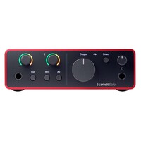 Focusrite Scarlett Solo 4th Gen USB audio interface Scarlett Solo 4th Gen USB audio interface