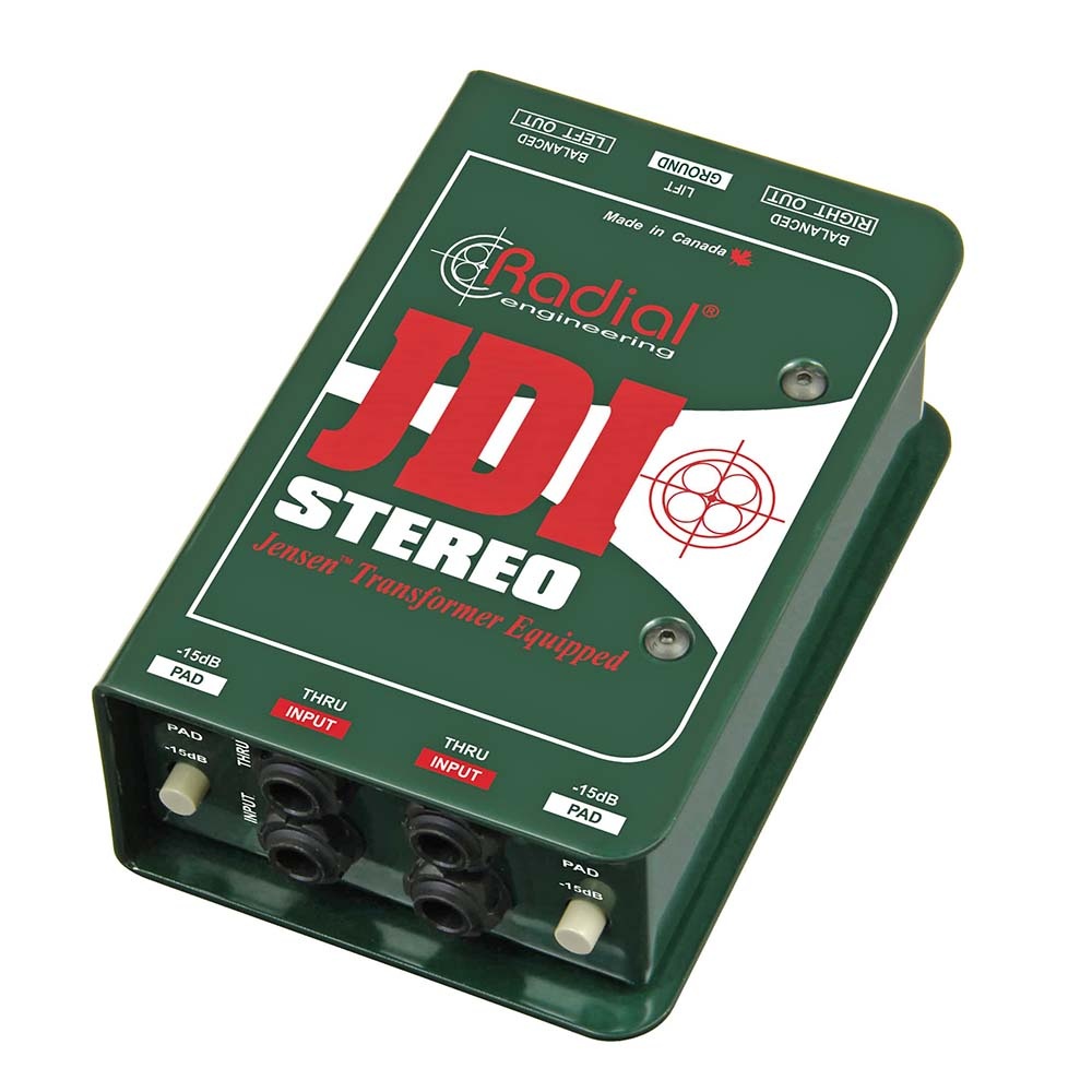 Radial JDI Stereo passieve DI box afbeelding