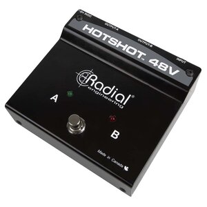Radial Hotshot 48V condensator microfoonschakelaar