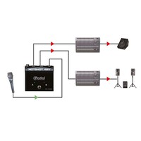 Hotshot 48V condensator microfoonschakelaar