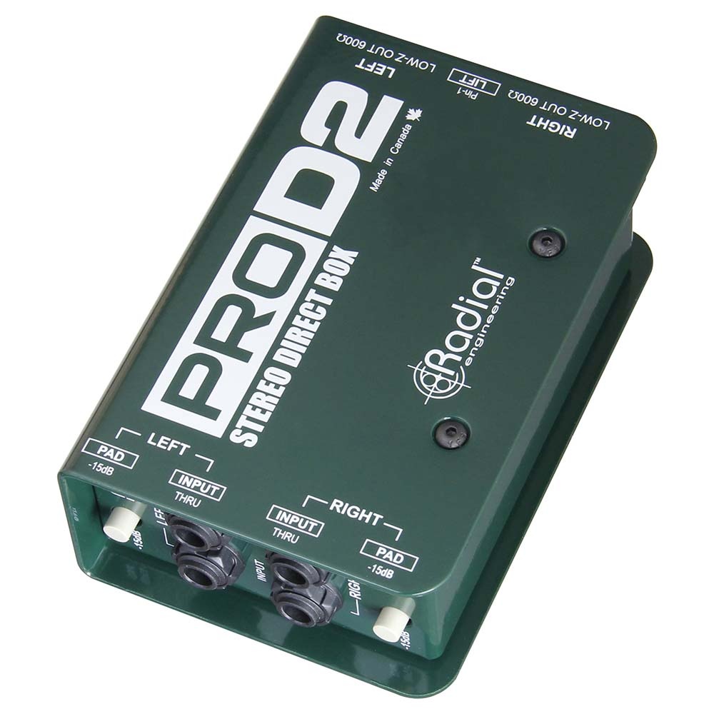 Radial ProD2 passieve stereo DI box afbeelding