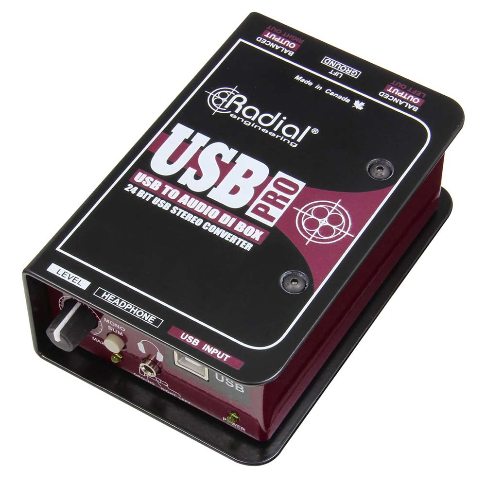 Radial USB-Pro stereo USB DI box afbeelding