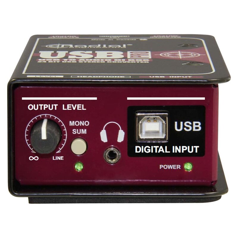 USB-Pro stereo USB DI box