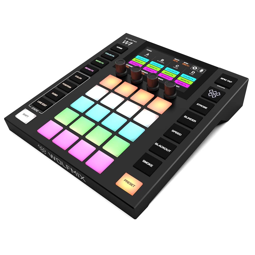 Wolfmix W1 MK2 Standalone DMX-lichtcontroller afbeelding