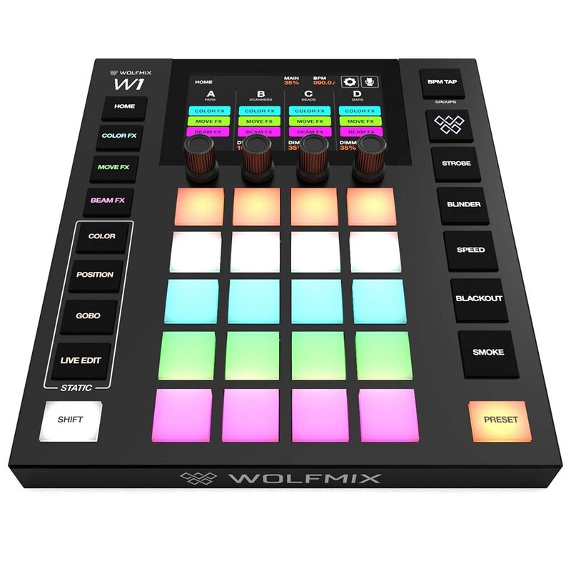 W1 MK2 Standalone DMX-lichtcontroller