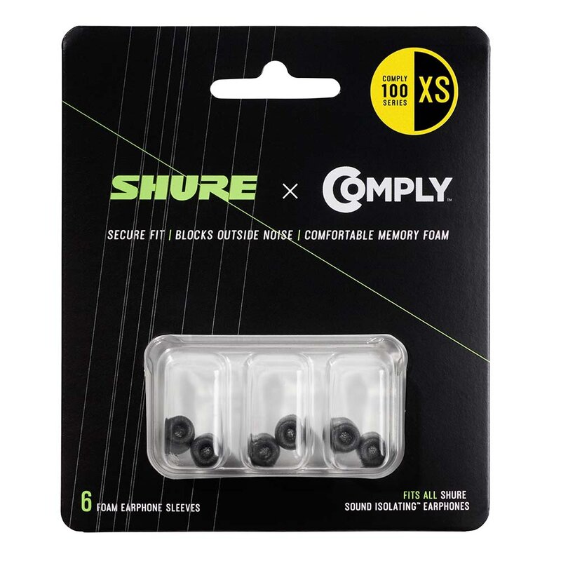 EACYF1-6XS Comply foam sleeves voor in-ears XS (3 paar)
