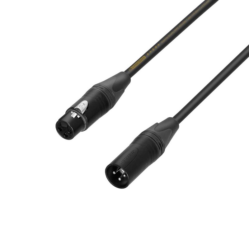 5 Star DMF 0100 Neutrik DMX/AES-EBU kabel 3-polig XLR 1m