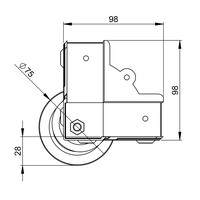 37501S Opbouw flightcase wiel