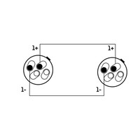 CPL 3 LL2 Speakon speakerkabel 2x2,5mm 3m