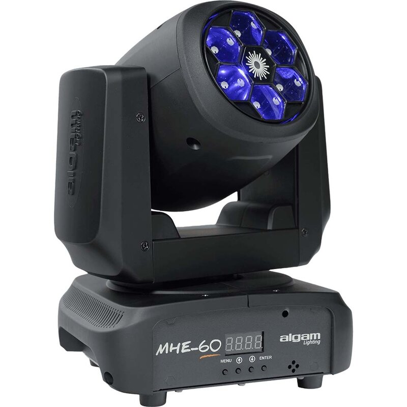 MHE-60 LED RGBW wash moving head met laser 6x 15W