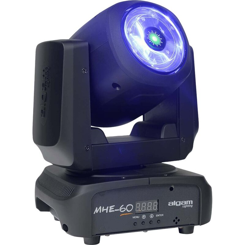 MHE-60 LED RGBW wash moving head met laser 6x 15W