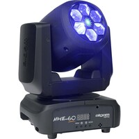 MHE-60 LED RGBW wash moving head met laser 6x 15W