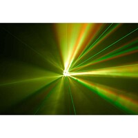 MHE-60 LED RGBW wash moving head met laser 6x 15W