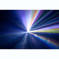 MHE-60 LED RGBW wash moving head met laser 6x 15W