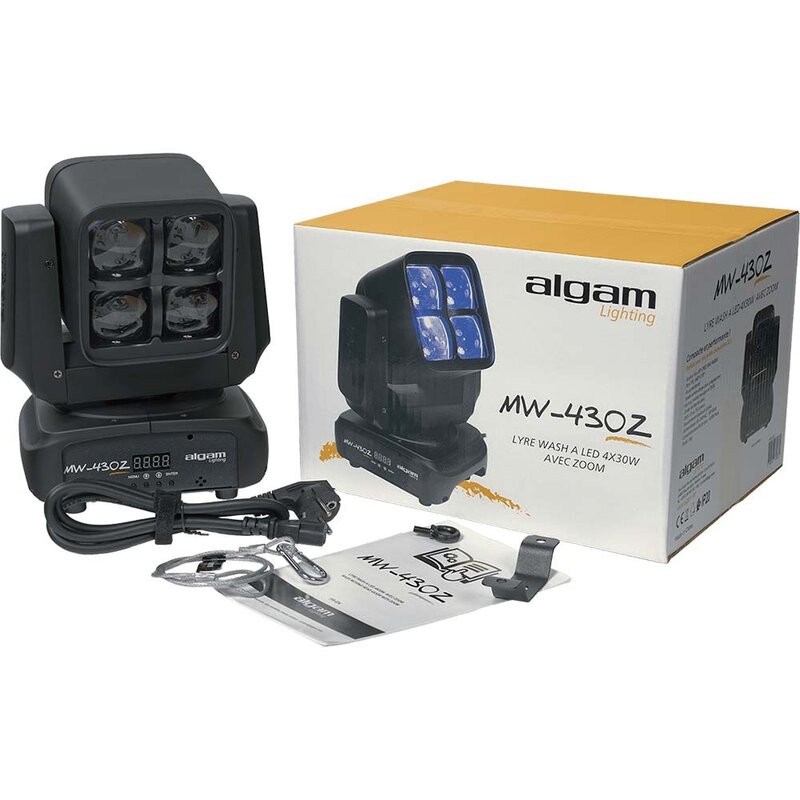 MW-430Z LED RGBW wash moving head met zoom 4x 30W