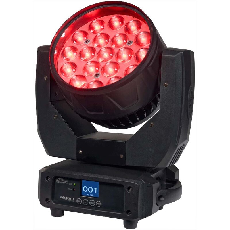 MW19x15Z LED RGBW wash moving head met zoom 19x 15W