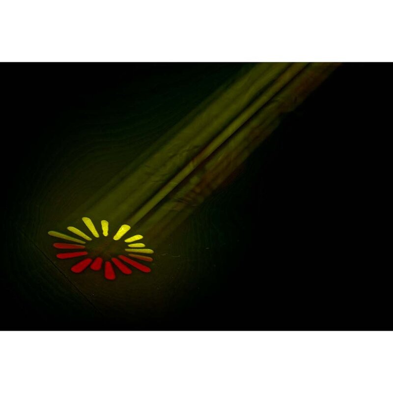 MSR-60 LED spot moving head met RGB LED-ring 60W