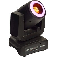 MSR-60 LED spot moving head met RGB LED-ring 60W