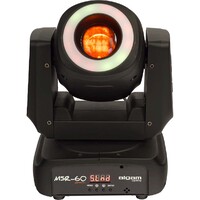 MSR-60 LED spot moving head met RGB LED-ring 60W
