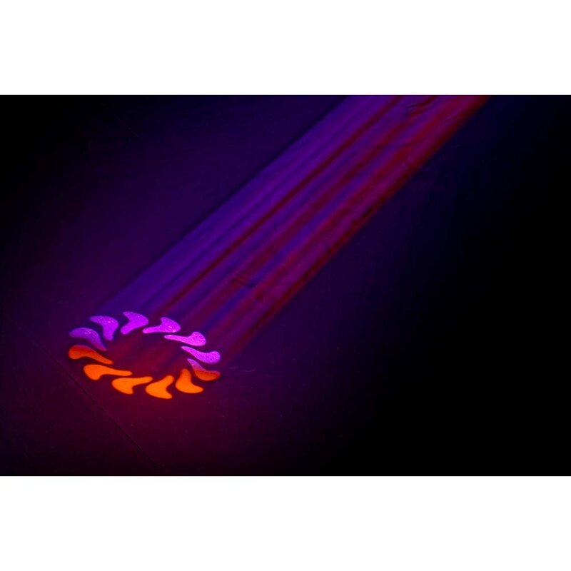 MSR-60 LED spot moving head met RGB LED-ring 60W