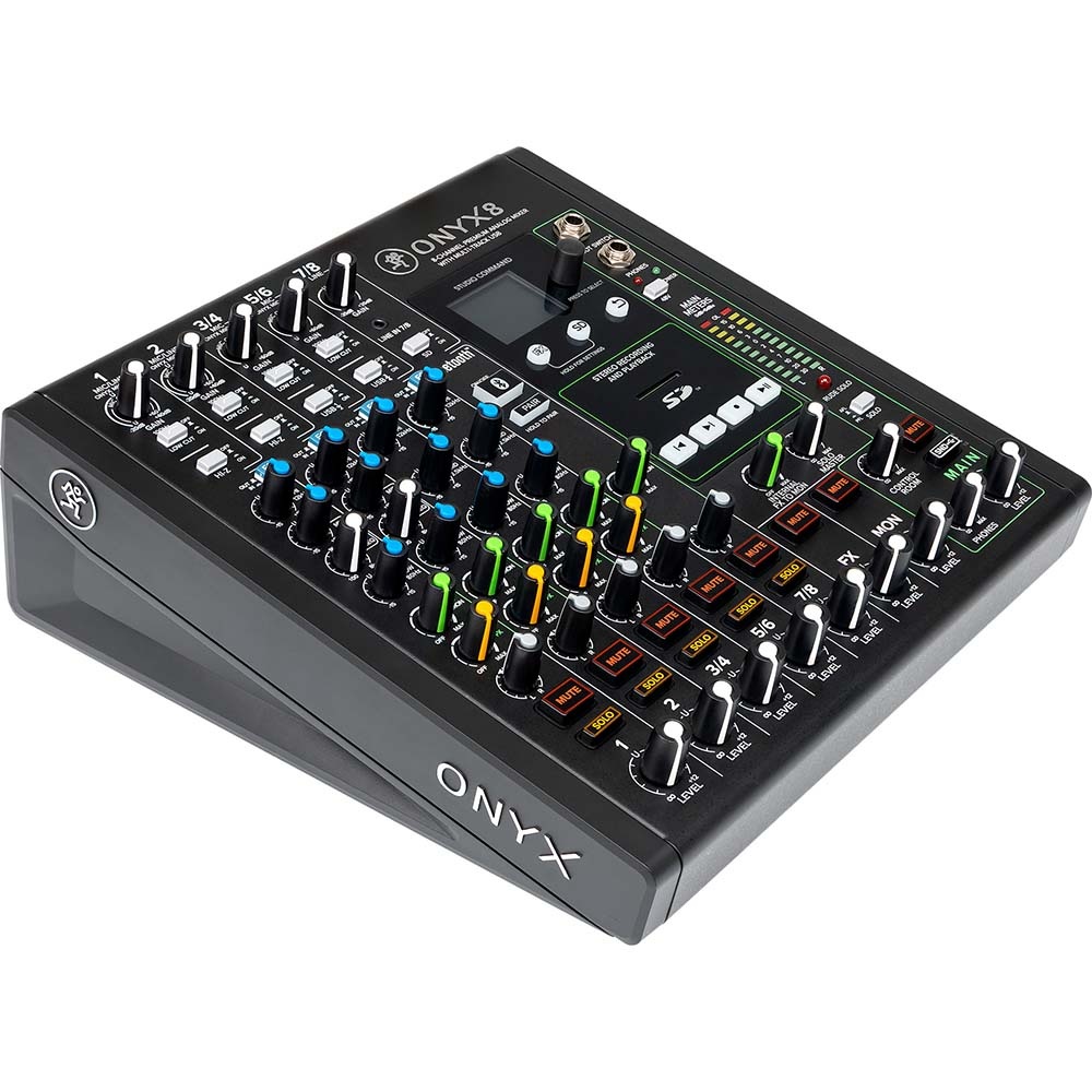 Mackie Onyx8 8-kanaals mengpaneel met USB-interface afbeelding
