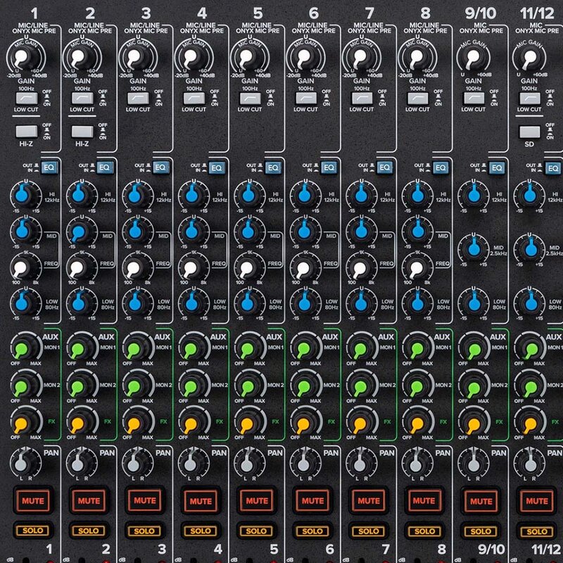 Mackie Onyx16 16-kanaals mengpaneel met USB-interface Onyx16 16-kanaals mengpaneel met USB-interface