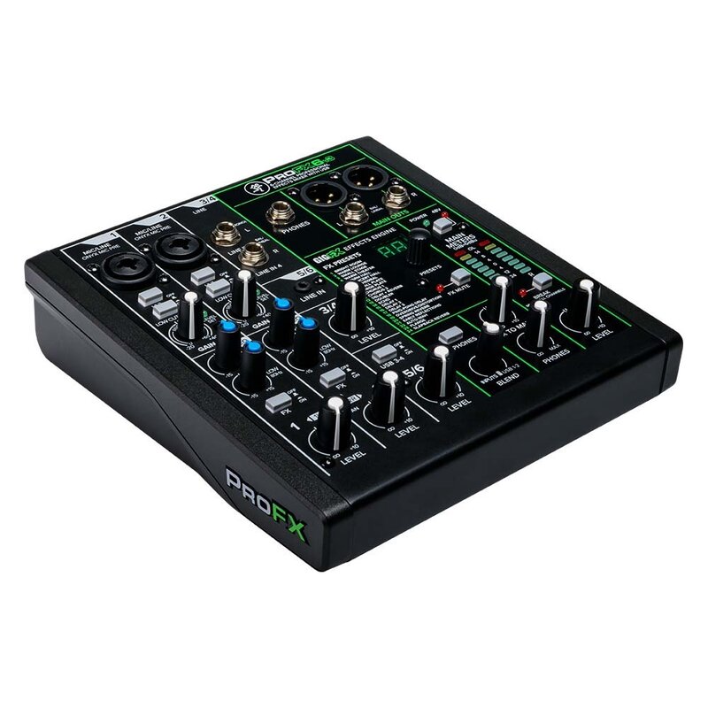 ProFX6v3 6-kanaals mengpaneel met USB-interface