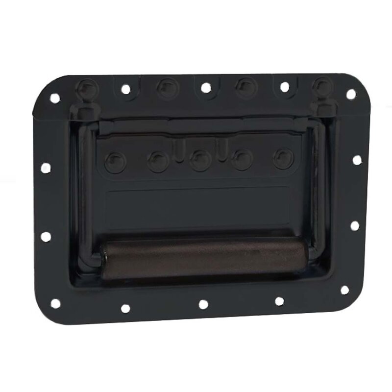 34085 BLK groot inbouw handvat 14mm diep zwart