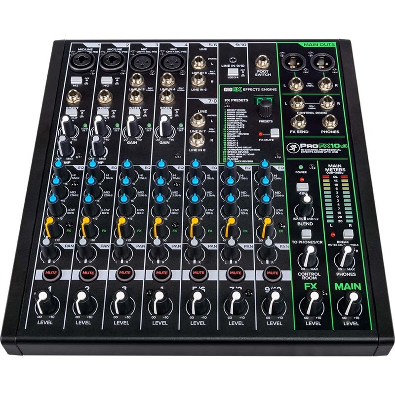 ProFX10v3 10-kanaals mengpaneel met USB interface