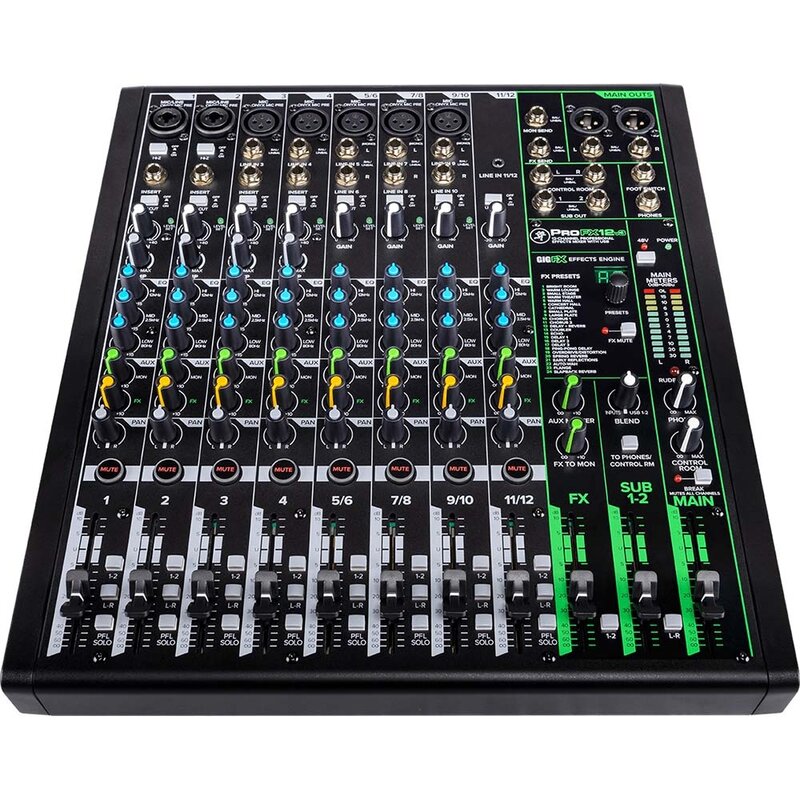 Mackie ProFX12v3 12-kanaals mengpaneel met USB-interface ProFX12v3 12-kanaals mengpaneel met USB-interface
