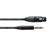 CPM 5 FP Neutrik verloopkabel 1x XLR female naar 1x jack mono 5m